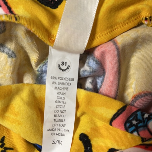 LuLaRoe Kid’s New Unisex S/M Patriotic Hat Firecracker Leggings NWT - Picture 6 of 9